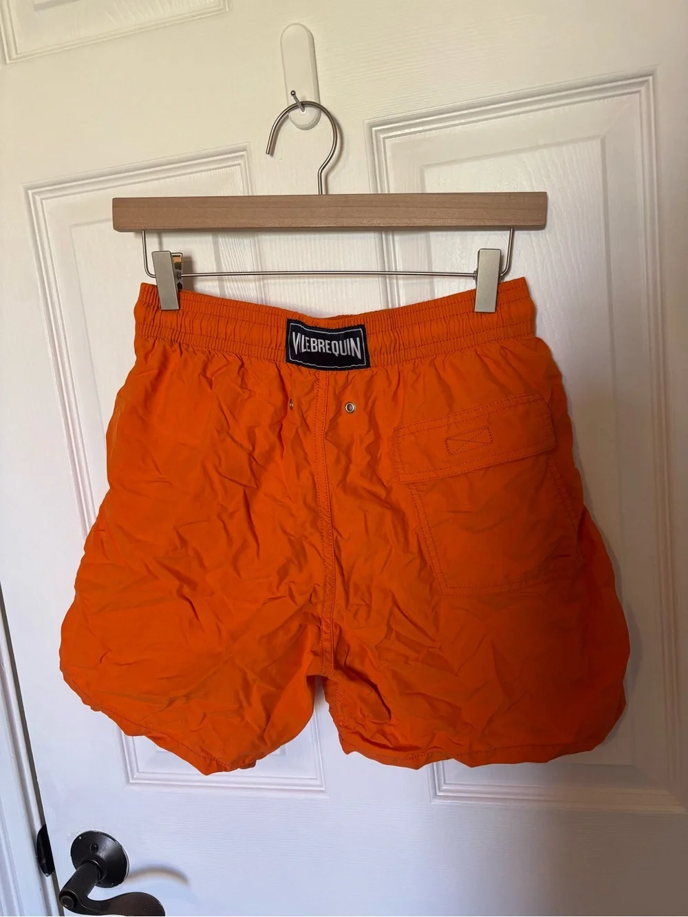 VILEBREQUIN Moorea Water-Reactive Rocket Medusa Swim Trunks Orange Size Medium